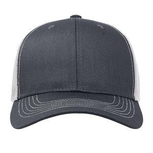 One Size Charcoal/White Cobra Cap C112 