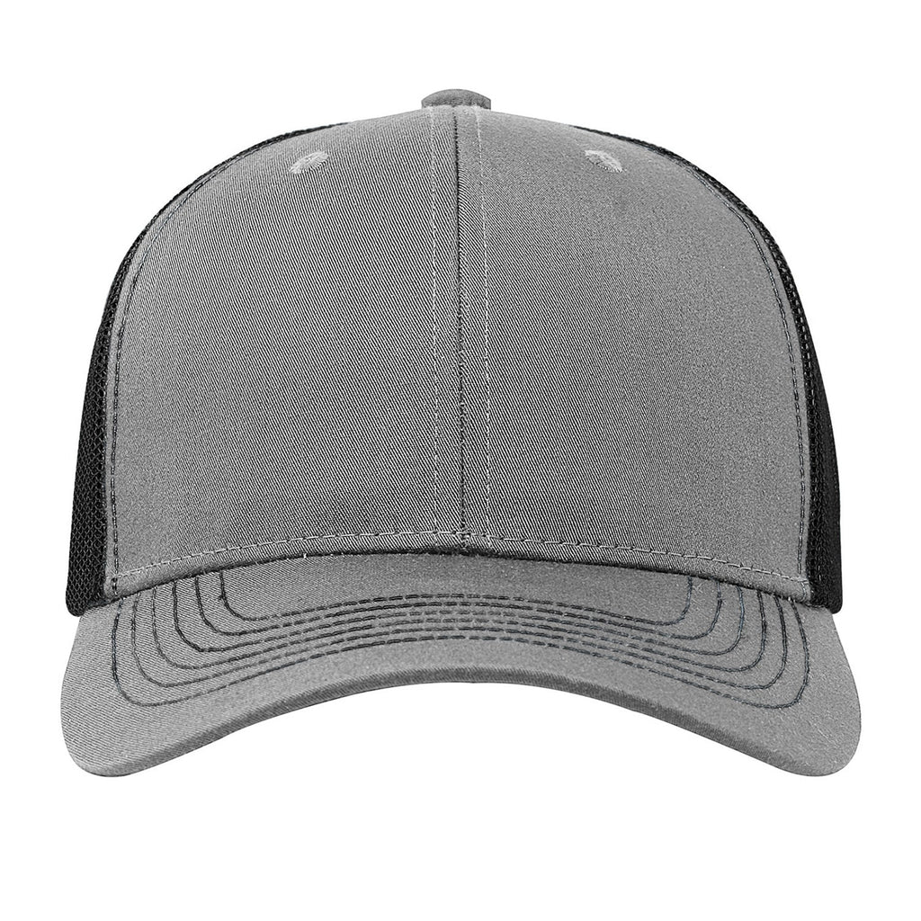 One Size Heather Grey/Black Cobra Cap C112 