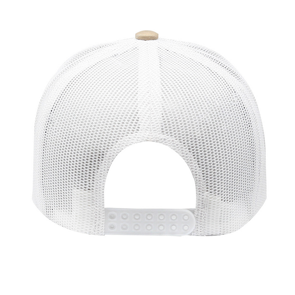 One Size Khaki/White Cobra Cap C112 