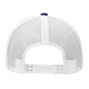 One Size Navy/White Cobra Cap C112 