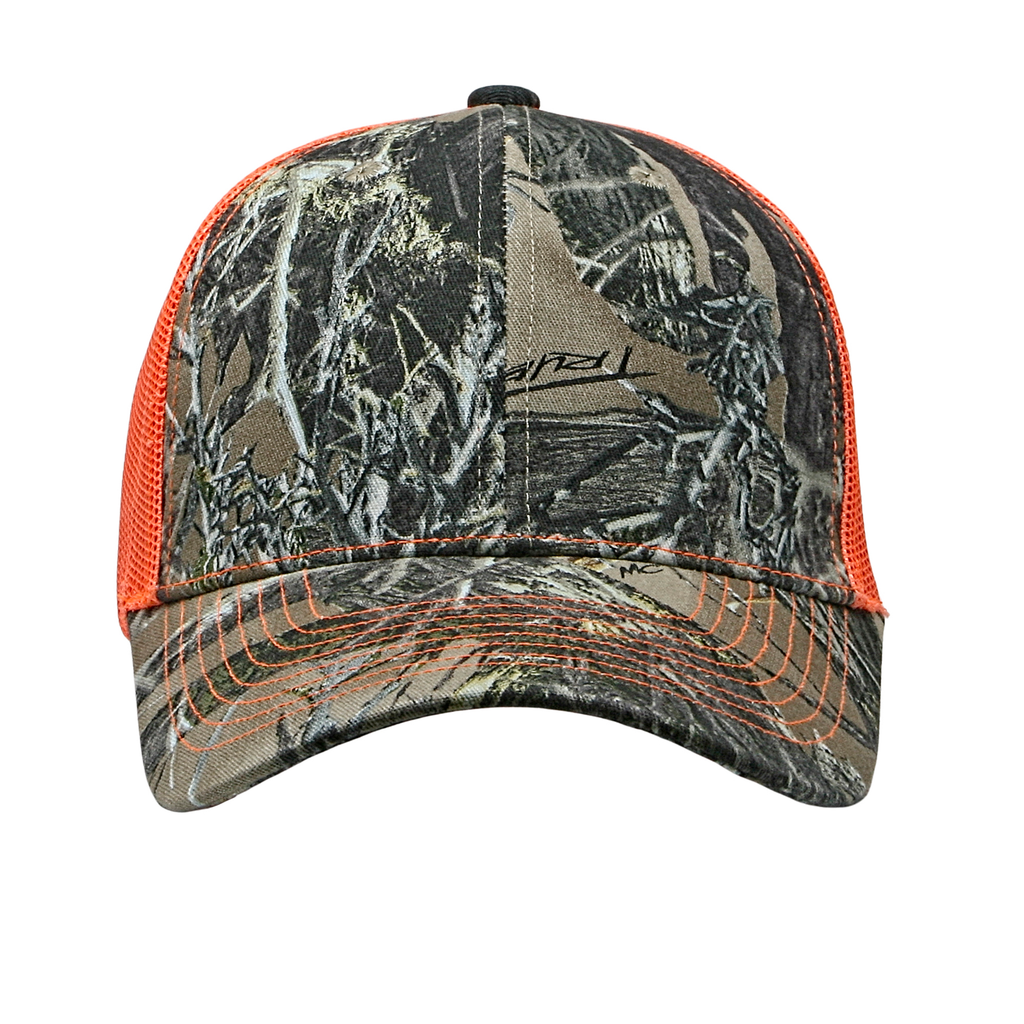 One Size True Timber/MC2 Camo/Flame Orange Cobra Cap C112-C 