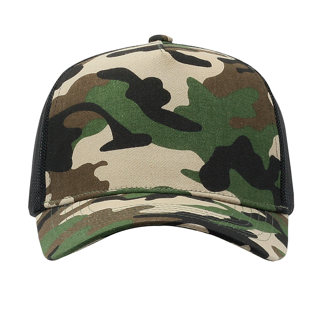 One Size Army Green Camo/Black Cobra Cap C112F 