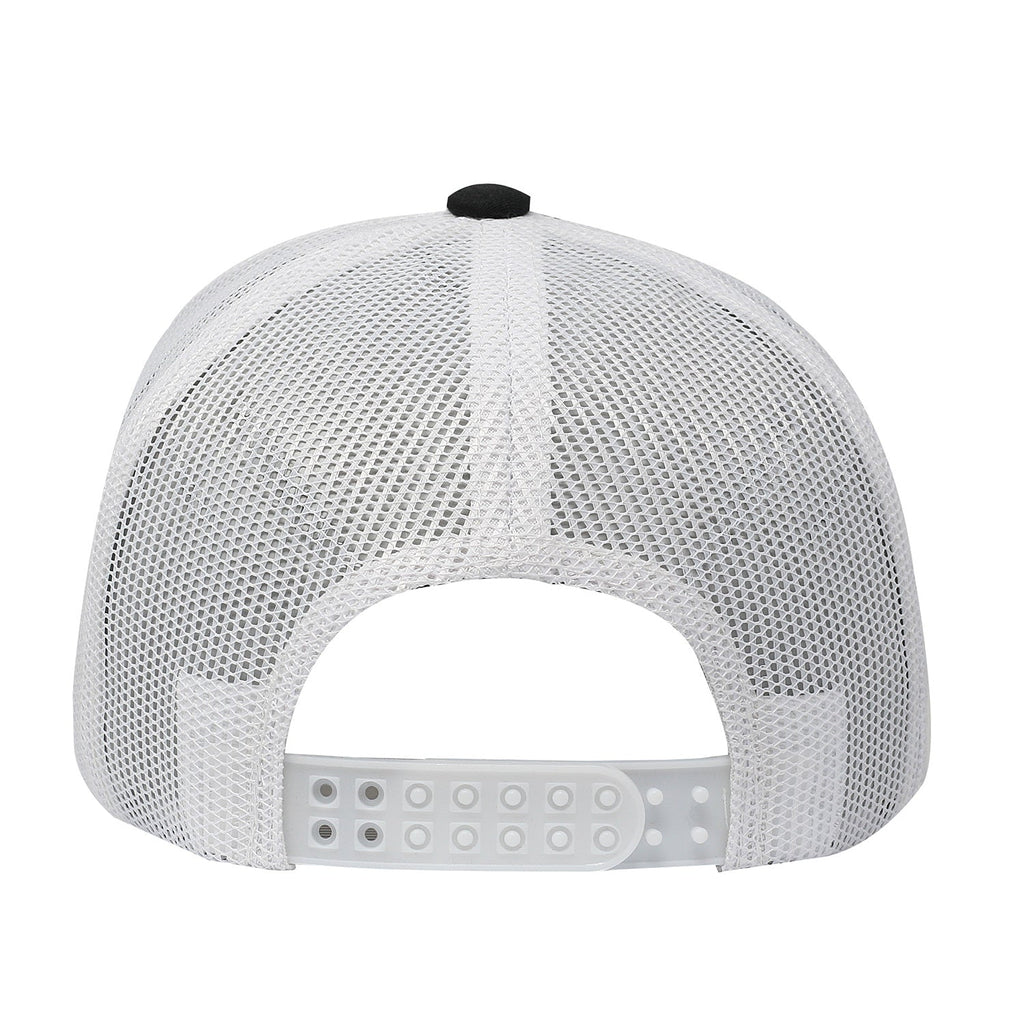 One Size Black/White Cobra Cap C112F 