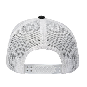 One Size Black/White Cobra Cap C112F 