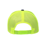 One Size Charcoal/Neon Yellow Cobra Cap C112F 