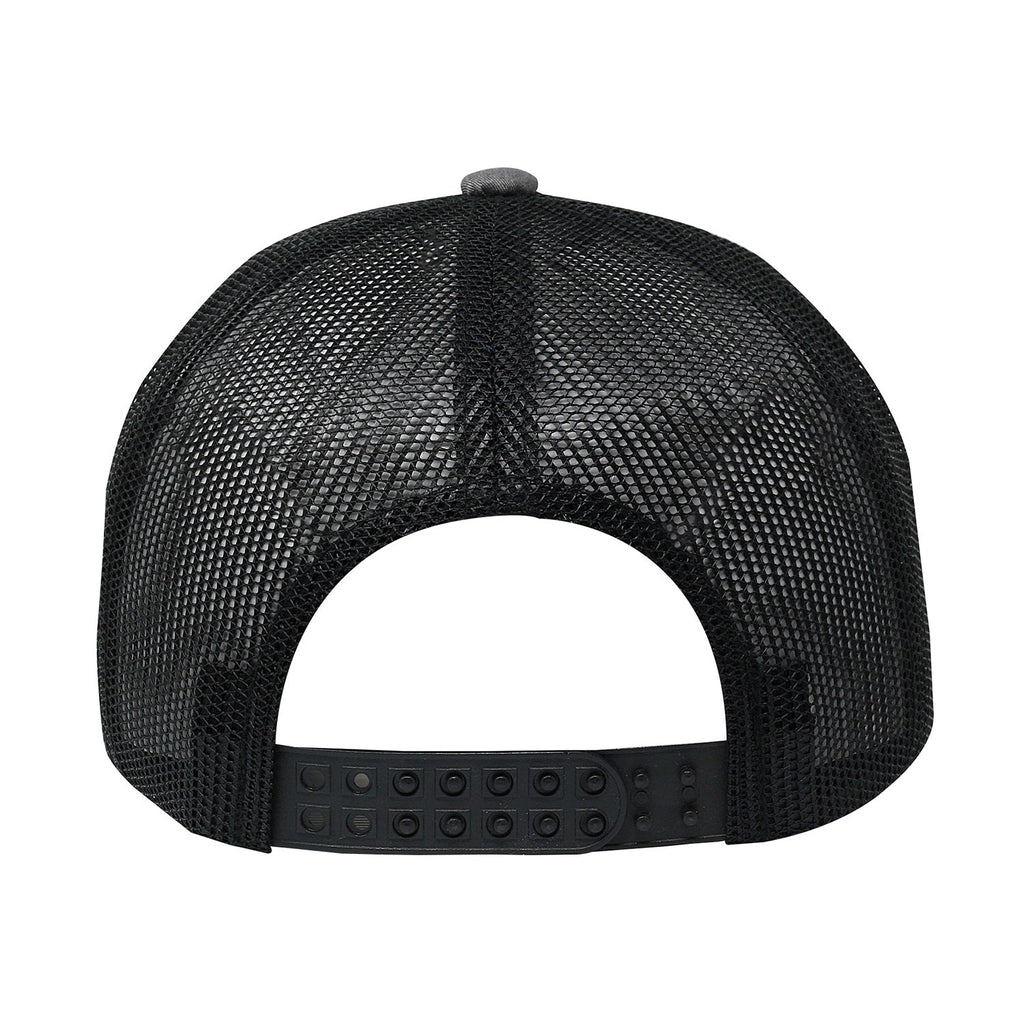 One Size Heather Grey/Black Cobra Cap C112F 