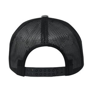 One Size Heather Grey/Black Cobra Cap C112F 