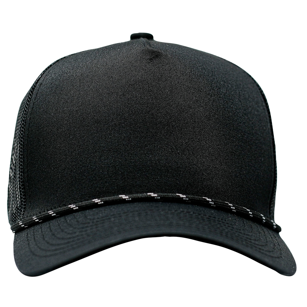 One Size Black/White Cobra Cap C112FR 