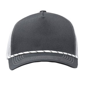One Size Charcoal/White/Black Cobra Cap C112FR 