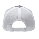 One Size Heather White/White/Black Cobra Cap C112FR 