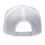 One Size White/White/Blue Cobra Cap C112FR 