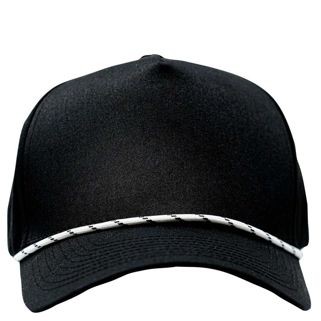 One Size Black/White/Black Cobra Cap C112FR 