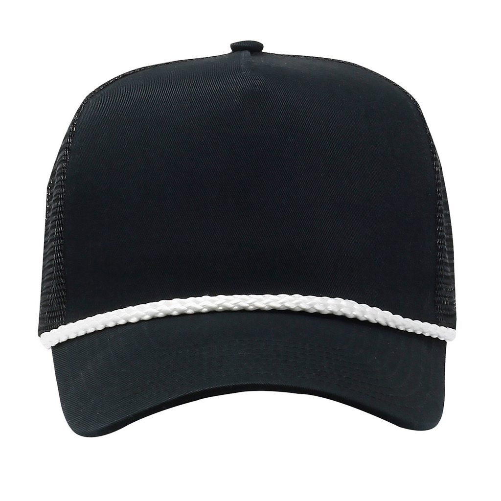 One Size Black/White Cobra Cap C256M 