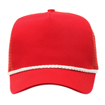 One Size Red/White Cobra Cap C256M 