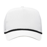 One Size White/Black Cobra Cap C256M 