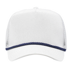 One Size White/Navy Cobra Cap C256M 