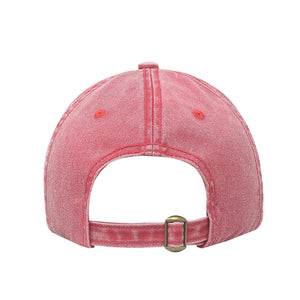 One Size Dusty Red Cobra Cap C324 