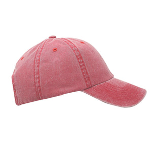 One Size Dusty Red Cobra Cap C324 