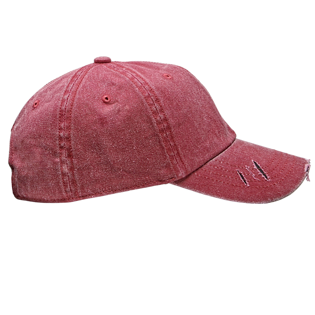 One Size Dusty Red Cobra Cap C324-D 