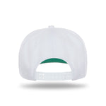 One Size White Cobra Cap FB-6 