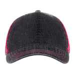 One Size Charcoal/Fuchsia Cobra Cap HTM-V 