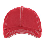 One Size Bright Red/Stone Cobra Cap JCS 