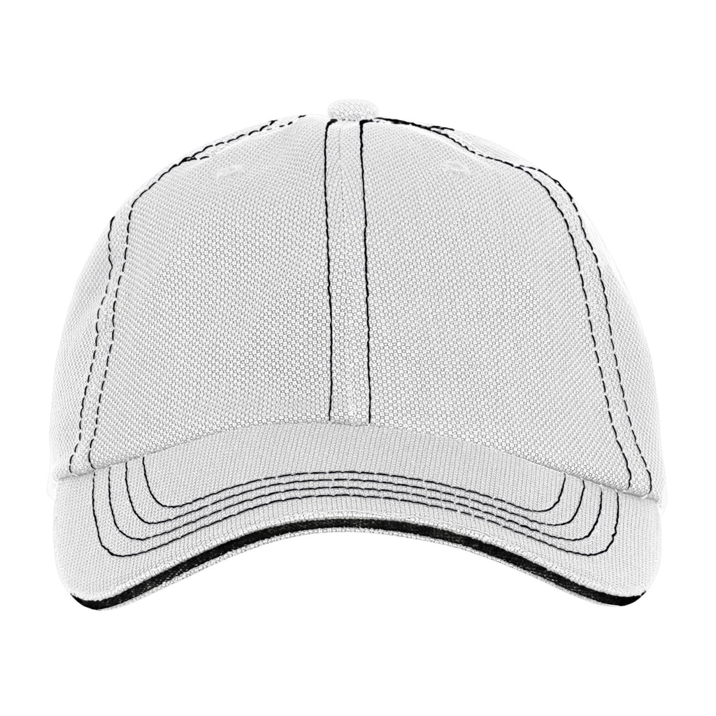 One Size White/Black Cobra Cap JCS 