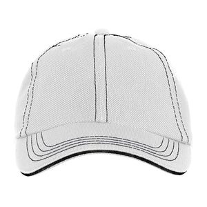 One Size White/Black Cobra Cap JCS 