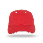 One Size Red/White Cobra Cap PBV-S 