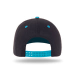 One Size Black/Teal Cobra Cap PTC-2 