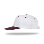 One Size White/Maroon Cobra Cap PTC-2 