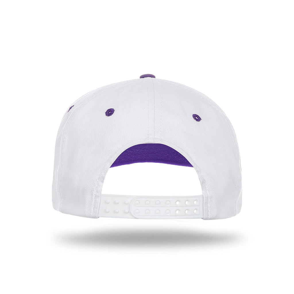 One Size White/Purple Cobra Cap PTC-2 