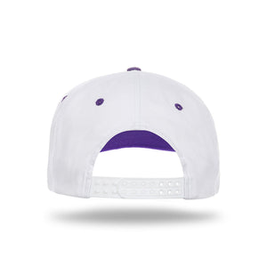 One Size White/Purple Cobra Cap PTC-2 