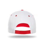 One Size White/Red Cobra Cap PTC-2 