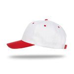 One Size White/Red Cobra Cap PTC-2 