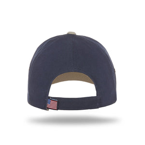 One Size Navy/Khaki Cobra Cap TOUGH 
