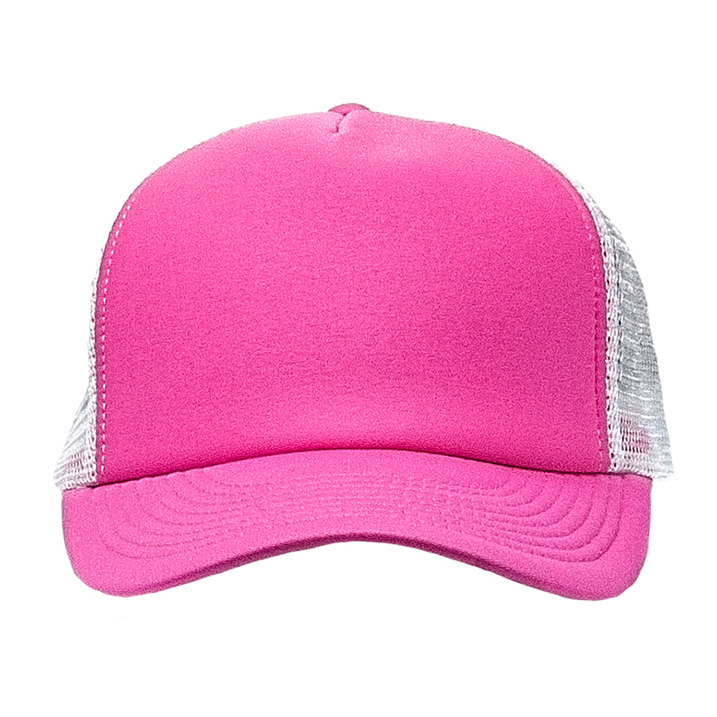One Size Neon Pink/White Cobra Cap TRUCK-5 