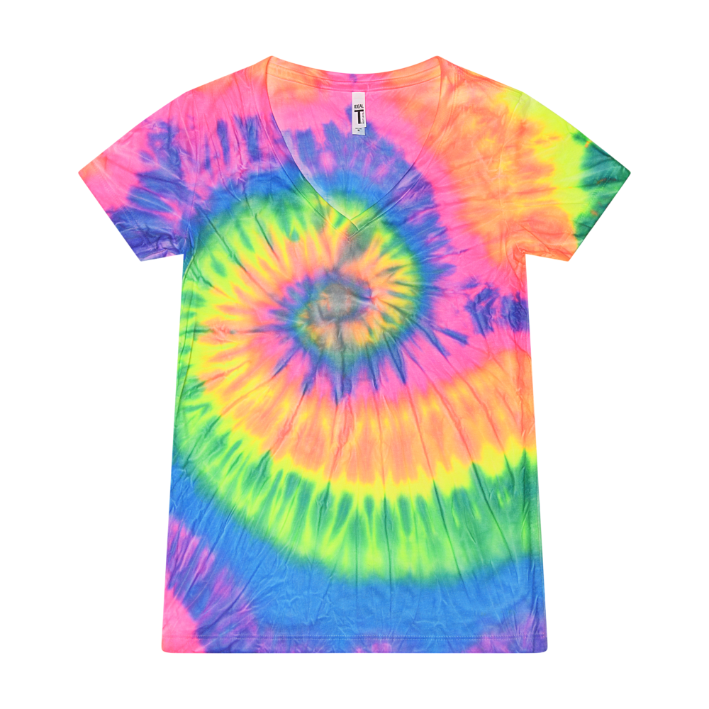 Women's 3X-Large Neon Rainbow ColorTone 1075 