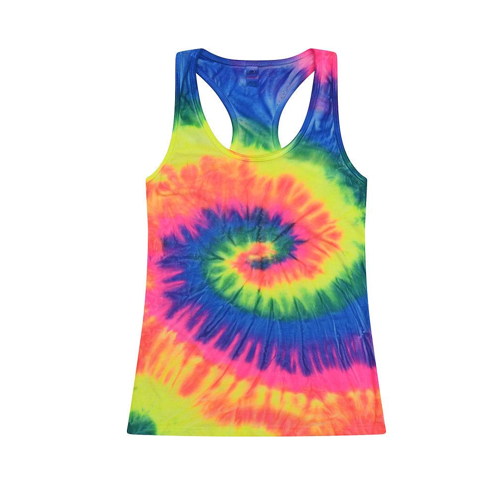 Women's 2X-Large Neon Rainbow ColorTone 3400 