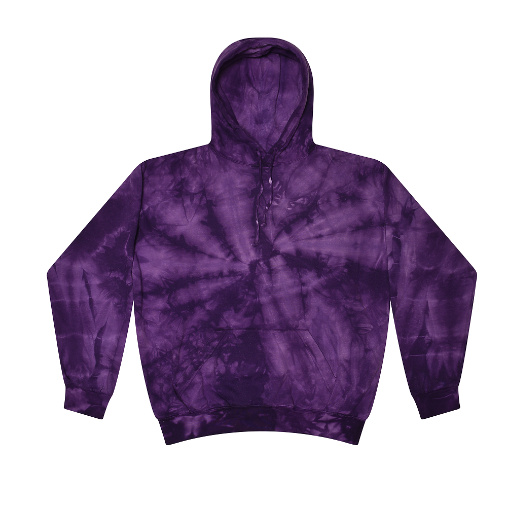 Oversized Hoodie Tie Dye Purple Sweatshirt Clothing Oversized