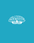 3X-Large Heather Galapagos Blue Beachside HG Crabby's Bar and Grill New Smyrna LOGO 