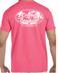 3X-Large Coral Silk Beachside HG Crabby's Beachside St. Augustine LOGO 