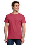 6X-Large Heather Red Gildan 3000 