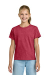 Youth X-Large Heather Red Gildan 3000B 