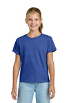 Youth X-Large Heather Royal Gildan 3000B 