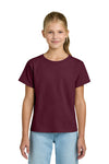 Youth X-Large Maroon Gildan 3000B 