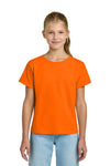 Youth X-Large Safety Orange Gildan 3000B 