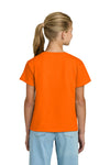 Youth X-Large Safety Orange Gildan 3000B 