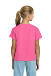 Youth X-Large Safety Pink Gildan 3000B 
