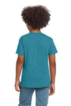 Youth X-Large Heather Galapagos Blue Gildan 64000B 